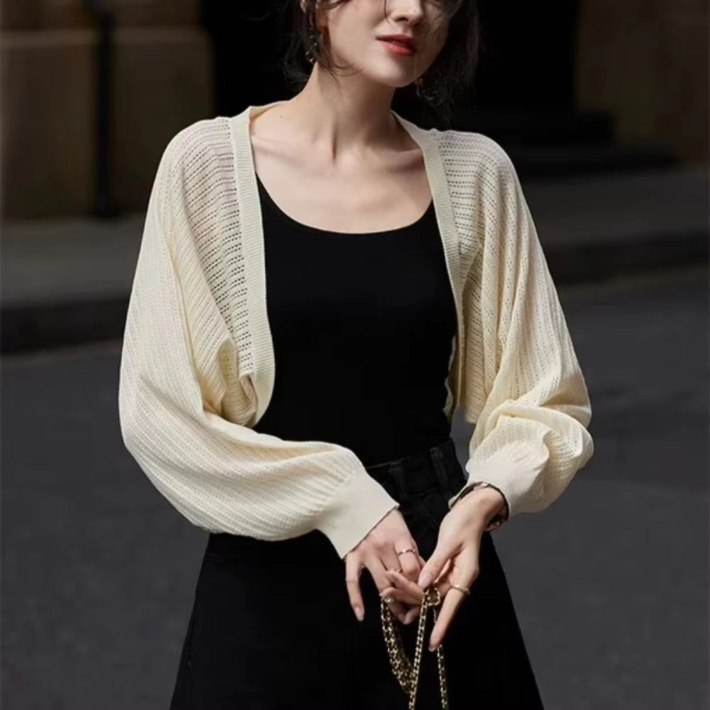 Flare Stash Knit Cardigan Cool-Feel Summer Layer