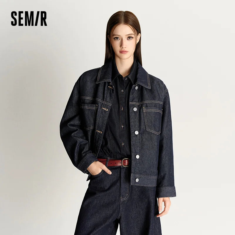 Flare Stash Classic Denim Jacket Distressed Vintage Style