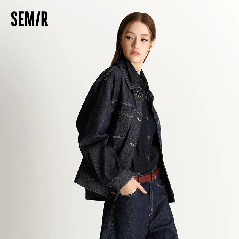 Flare Stash Classic Denim Jacket Distressed Vintage Style