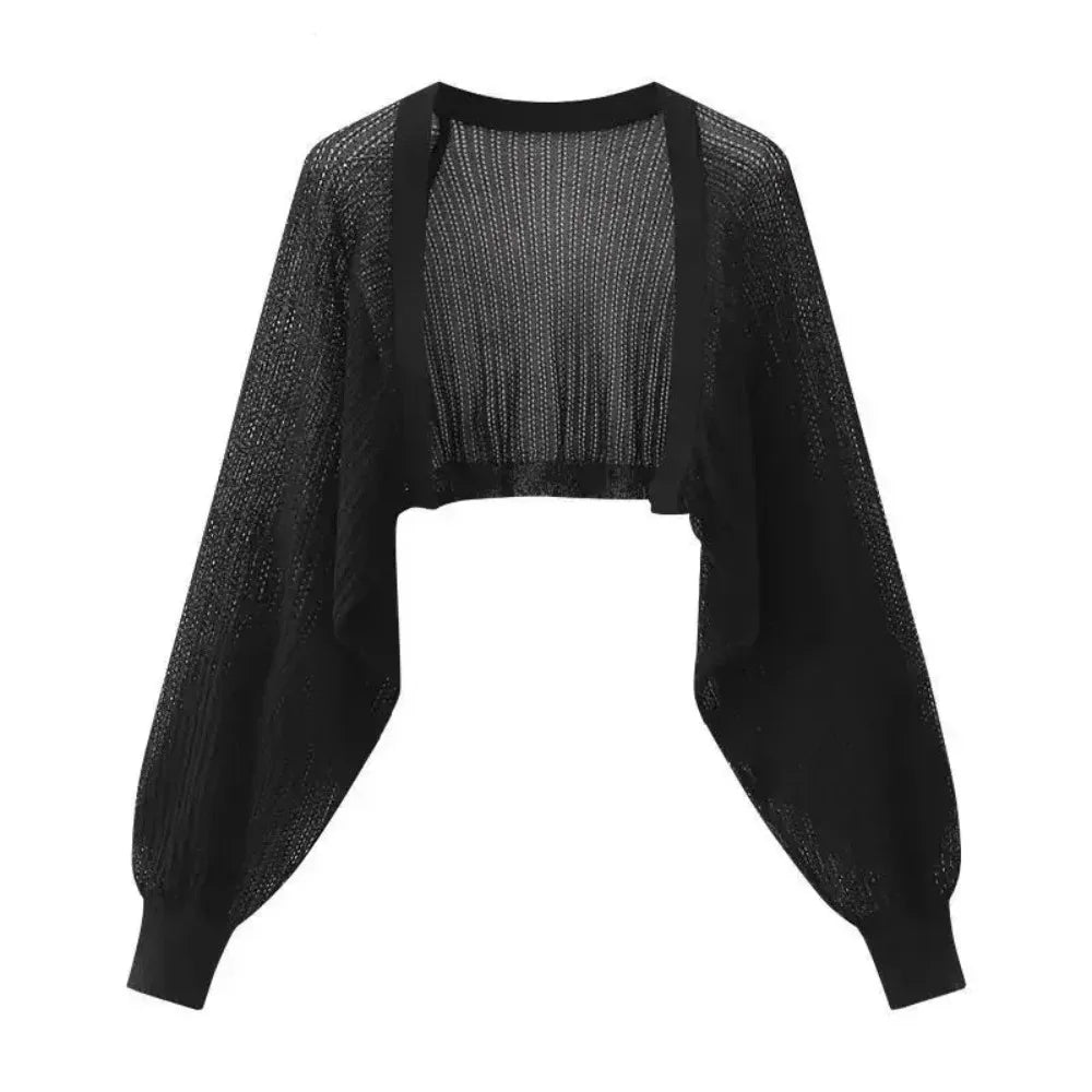 Flare Stash Knit Cardigan Cool-Feel Summer Layer