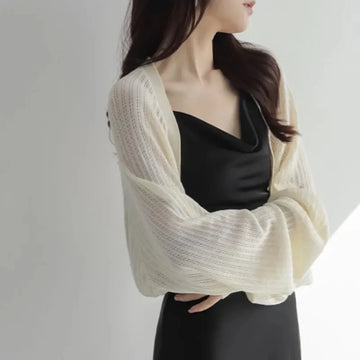 Flare Stash Knit Cardigan Cool-Feel Summer Layer