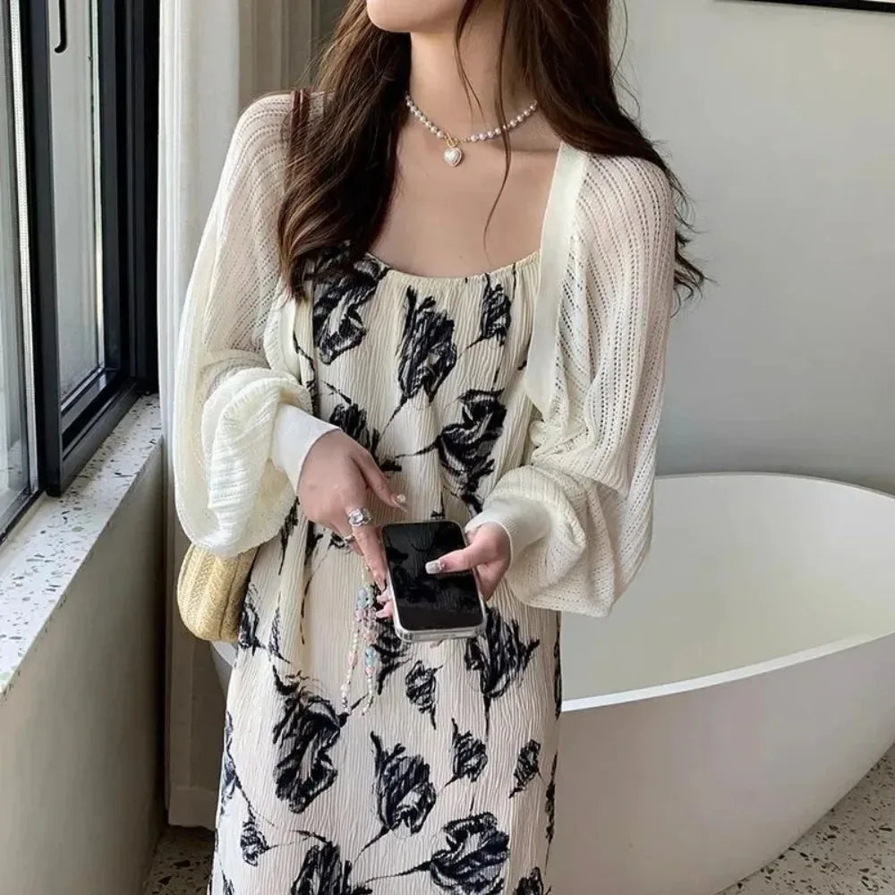 Flare Stash Knit Cardigan Cool-Feel Summer Layer